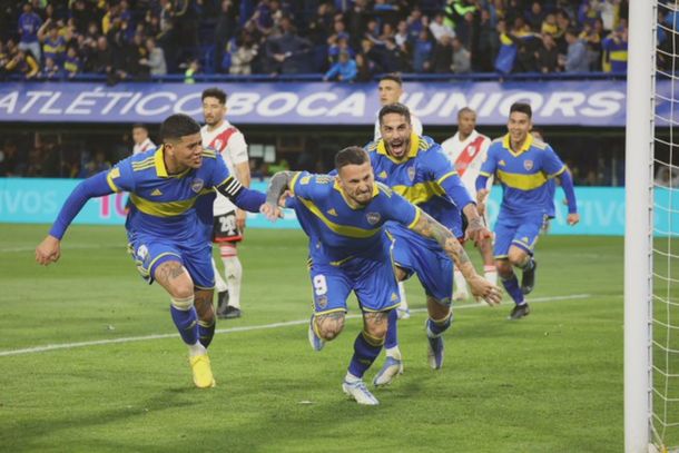 Con gol de Benedetto, Boca le ganó 1-0 a River en La Bombonera