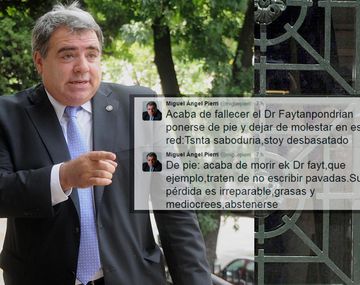 Furor en Twitter por el fallido homenaje de Pierri a Fayt.