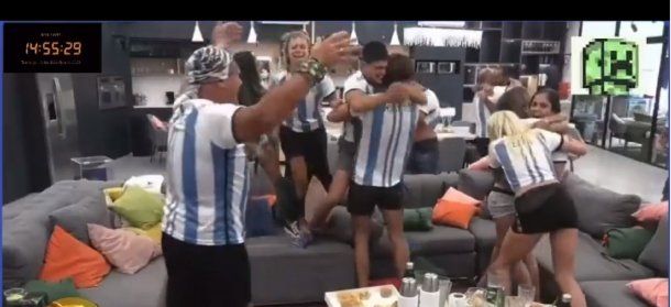 Argentina Campeón del Mundo: así lo vivió la casa de Gran Hermano