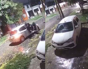 Le quisieron robar el auto con su hija adentro: Dejame bajar a la nena