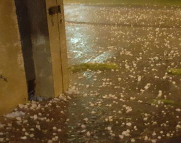 Intensa granizada en el oeste del GBA: cayeron piedras en Merlo y Moreno
