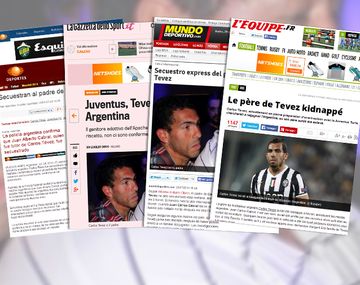 Medios de todo el mundo hablan del secuestro al padre de Tevez