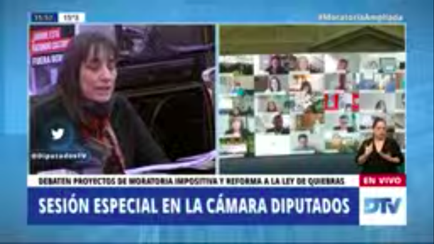 VIVO: Diputados Diputados trata la moratoria impositiva y la reforma de la Ley de Quiebras
