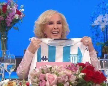 El pronóstico de Mirtha sobre la final entre Racing y Cruzeiro