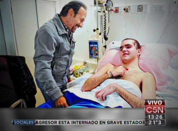 La intimidad de la visita de Francella a Enzo Romano