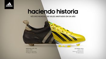 adidas homenajeo el record de goles de lionel messi adidas homenajeo el record de goles de lionel messi