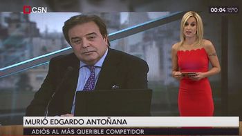 Edgardo Antoñana homenajeado en C5N Edgardo Antoñana homenajeado en C5N