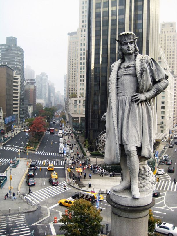 Como en Argentina, EE.UU. se pelea por la estatua de Colón en Nueva York