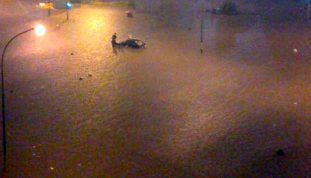 Las fotos de la inundación en Mar del Plata
