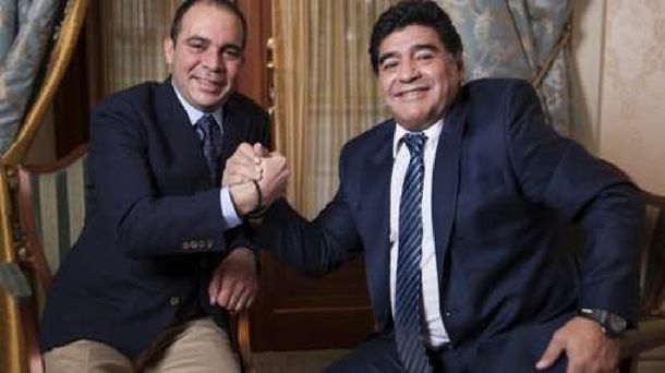 Maradona apuesta por el Príncipe de Jordania: Quiero cambiar la FIFA