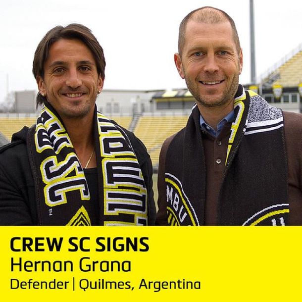 Hernán Grana fue presentado en el Columbus Crew
