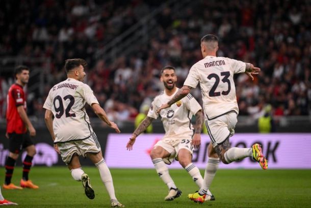 Roma se impuso 1-0 ante Milan por los cuartos de final de la Europa League