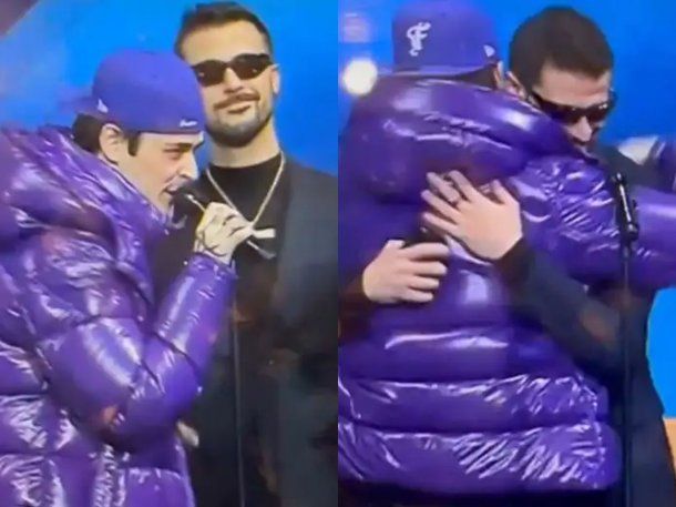 El insólito momento de Diego Leuco imitando a Big One en los Premios Gardel