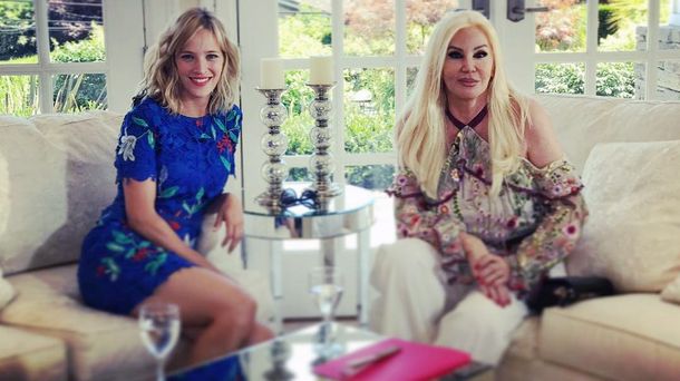 Luisana recibió a Susana en su mansión de Canadá