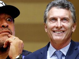 Maradona deseó que Macri corte el pan dulce como presidente Maradona deseó que Macri corte el pan dulce como presidente