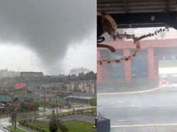 tornado arraso al sur de chile: hay varios heridos, y autos y casas destrozadas
