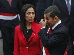 Nadine Heredia y Ollanta Humala