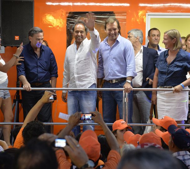 Scioli estuvo en Río Negro con un posible compañero de fórmula