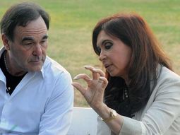 Oliver Stone y Cristina Kirchner