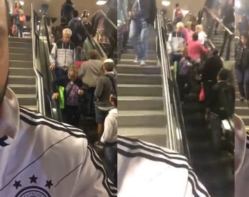 La pareja tardó en darse cuenta