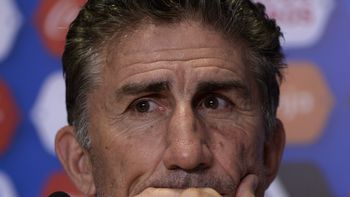 Edgardo Bauza preocupado Edgardo Bauza preocupado