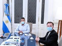 Martín Insaurralde se reunió con Sergio Massa y le brindó su apoyo al apoyo al proyecto de Ganancias