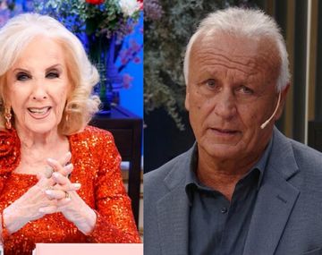 El divertido regalo de Miguel del Sel a Mirtha que sorprendió en plena mesa