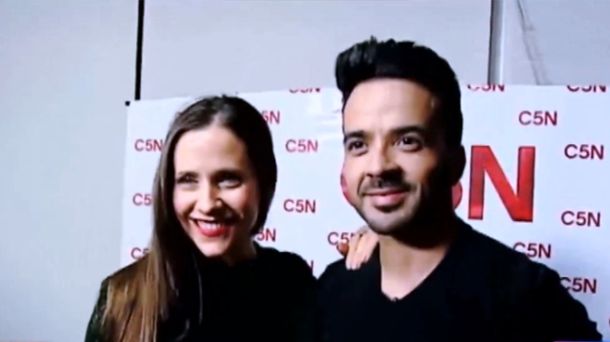 Luis Fonsi y Julieta Camaño