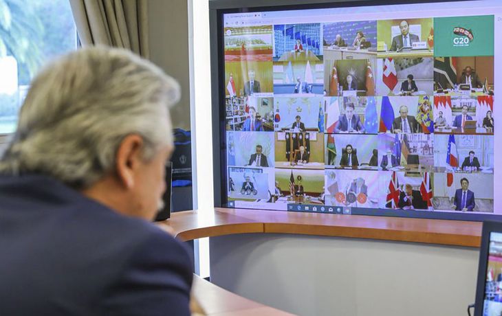 Alberto ante el G20 reafirmó que no duda en proteger la vida por sobre la economía