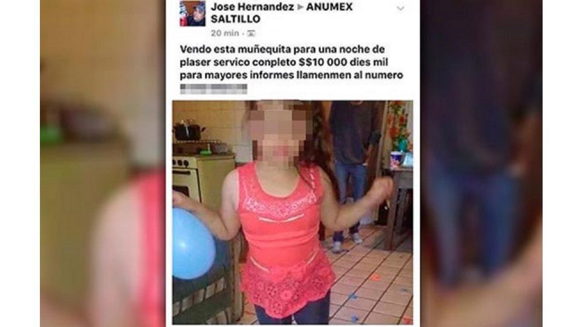 Indignante quisieron prostituir a su hija menor de edad por Facebook