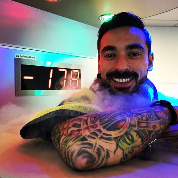 Mientras jugaba la Selección, Lavezzi se metió en una heladera: mirá la foto