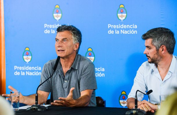 Conferencia de Macri y Peña en Chapadmalal - Crédito: Prensa Presidencia