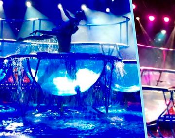 El accidente de Jorge Moliniers en el aquadance