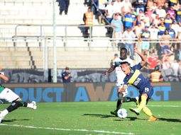 Centurión, una de las figuras del Xeneize en la tarde sanjuanina Centurión, una de las figuras del Xeneize en la tarde sanjuanina