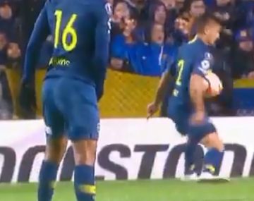 Boca y una ayudita en la Copa: la mano de Goltz previa al gol de Wanchope