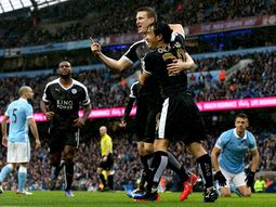 agüero marco un gol, pero el manchester city perdio ante el lider leicester agüero marco un gol, pero el manchester city perdio ante el lider leicester