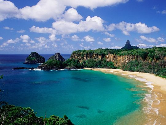 Esta ciudad de Brasil se destaca por sus imponentes y extensas playas. 