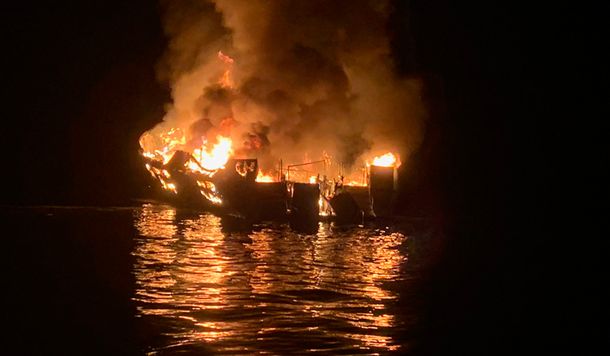 California: al menos 8 muertos por el incendio en un barco