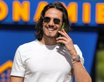 Celebró en redes: así reaccionó Cavani al triunfo de Boca en el debut en la Libertadores