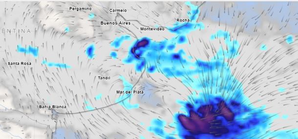Llueve en Buenos Aires: mapa de la tormenta en vivo