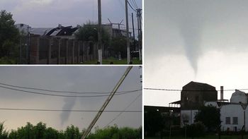un tornado en berazategui provoco un apagon en la ciudad y el conurbano