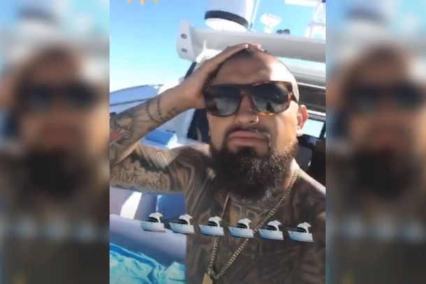 Mira el Mundial desde el paraíso: así pasa sus vacaciones Arturo Vidal
