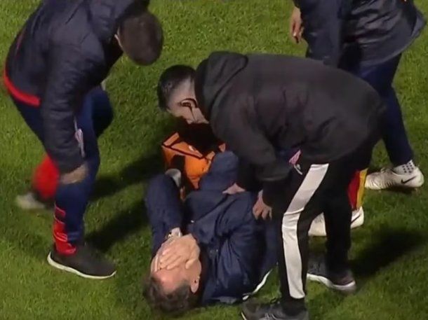 Inédito: el médico de Los Andes se lesionó mientras corría para atender a un jugador