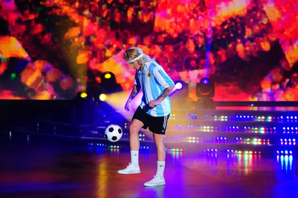 Alexander Caniggia quiso ser como su papá, pero no le salió