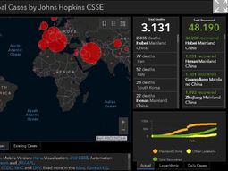 Argentina ya aparece en el mapa mundial del coronavirus