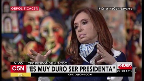 #CristinaConNavarro mano a mano en C5N: mirá la entrevista completa