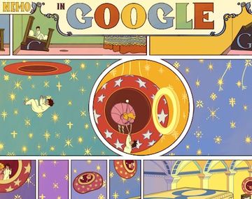 Google y un elaborado doodle para homenajear a un dibujante