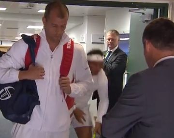 El mallorquín calculó mal y se dio un gran golpe