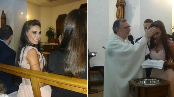 Sabrina Ravelli, mística: ¿qué te parece el vestido que usó para su bautismo?