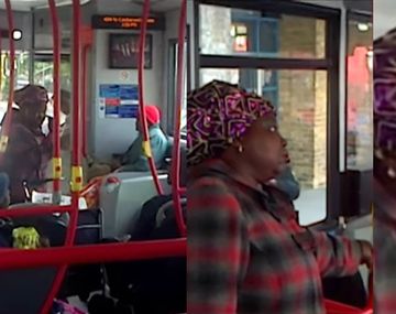 Feroz pelea en un colectivo